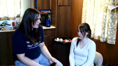 Sami severe FF over-the-knee hairbrush spanking