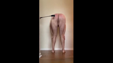 Barefoot Jeremy flogged and spanked
