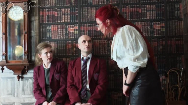 Sadistic School Secretary Steps Up