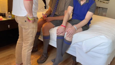 Schoolboys Spanked at Home